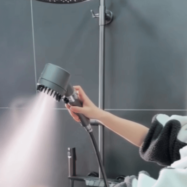 Dreammy PureFlow w działaniu — strumień, zmiana trybu i masaż skóry głowy